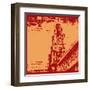 Architecturall Grunge-Petrafler-Framed Art Print