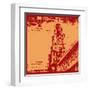 Architecturall Grunge-Petrafler-Framed Art Print