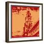 Architecturall Grunge-Petrafler-Framed Art Print