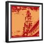 Architecturall Grunge-Petrafler-Framed Art Print