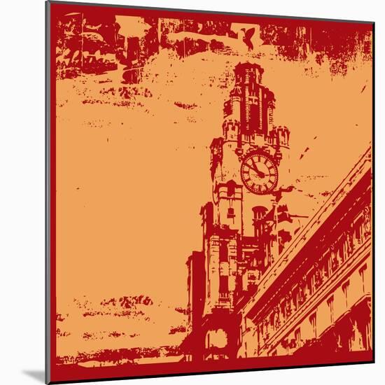 Architecturall Grunge-Petrafler-Mounted Art Print