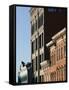 Architecture Along Main Street, Dubuque, Iowa-Walter Bibikow-Framed Stretched Canvas
