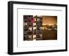 Architecture and Building in Downtown Manhattan by Night-Philippe Hugonnard-Framed Art Print