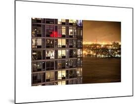 Architecture and Building in Downtown Manhattan by Night-Philippe Hugonnard-Mounted Art Print