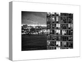 Architecture and Building in Downtown Manhattan by Night-Philippe Hugonnard-Stretched Canvas