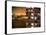 Architecture and Building in Downtown Manhattan by Night-Philippe Hugonnard-Framed Stretched Canvas