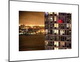 Architecture and Building in Downtown Manhattan by Night-Philippe Hugonnard-Mounted Art Print