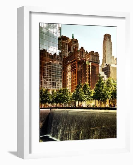 Architecture and Buildings, 9/11 Memorial, 1Wtc, Manhattan, New York City, United States, USA-Philippe Hugonnard-Framed Photographic Print