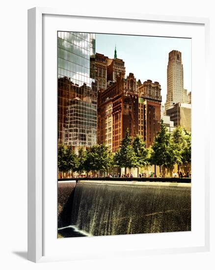 Architecture and Buildings, 9/11 Memorial, 1Wtc, Manhattan, New York City, United States, USA-Philippe Hugonnard-Framed Photographic Print