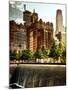 Architecture and Buildings, 9/11 Memorial, 1Wtc, Manhattan, New York City, United States, USA-Philippe Hugonnard-Mounted Photographic Print