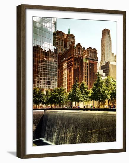 Architecture and Buildings, 9/11 Memorial, 1Wtc, Manhattan, New York City, United States, USA-Philippe Hugonnard-Framed Premium Photographic Print