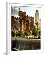 Architecture and Buildings, 9/11 Memorial, 1Wtc, Manhattan, New York City, United States, USA-Philippe Hugonnard-Framed Premium Photographic Print