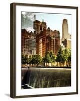 Architecture and Buildings, 9/11 Memorial, 1Wtc, Manhattan, New York City, United States, USA-Philippe Hugonnard-Framed Premium Photographic Print