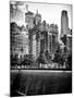 Architecture and Buildings, 9/11 Memorial, 1Wtc, Manhattan, NYC, USA, Black and White Photography-Philippe Hugonnard-Mounted Premium Photographic Print