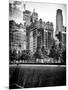 Architecture and Buildings, 9/11 Memorial, 1Wtc, Manhattan, NYC, USA, Black and White Photography-Philippe Hugonnard-Mounted Photographic Print