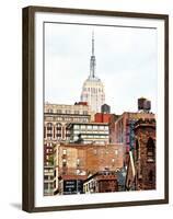 Architecture and Buildings, Empire State Building, Midtown Manhattan, New York City, United States-Philippe Hugonnard-Framed Premium Photographic Print