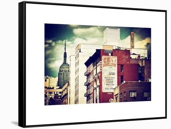 Architecture and Buildings, Empire State Building, Soho District, Manhattan, New York-Philippe Hugonnard-Framed Stretched Canvas