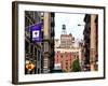 Architecture and Buildings, Greenwich Village, Nyu Flag, Manhattan, New York City, United States-Philippe Hugonnard-Framed Photographic Print