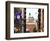 Architecture and Buildings, Greenwich Village, Nyu Flag, Manhattan, New York City, United States-Philippe Hugonnard-Framed Photographic Print