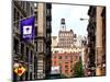 Architecture and Buildings, Greenwich Village, Nyu Flag, Manhattan, New York City, United States-Philippe Hugonnard-Mounted Photographic Print