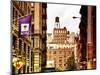Architecture and Buildings, Greenwich Village, Nyu Flag, Manhattan, New York City, US, Art Colors-Philippe Hugonnard-Mounted Photographic Print