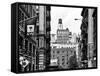 Architecture and Buildings, Greenwich Village, Nyu Flag, Manhattan, NYC-Philippe Hugonnard-Framed Stretched Canvas