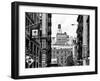 Architecture and Buildings, Greenwich Village, Nyu Flag, Manhattan, NYC-Philippe Hugonnard-Framed Premium Photographic Print