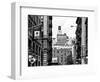 Architecture and Buildings, Greenwich Village, Nyu Flag, Manhattan, NYC-Philippe Hugonnard-Framed Photographic Print