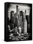 Architecture and Buildings in Downtown Manhattan-Philippe Hugonnard-Framed Stretched Canvas