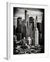 Architecture and Buildings in Downtown Manhattan-Philippe Hugonnard-Framed Photographic Print