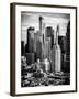 Architecture and Buildings in Downtown Manhattan-Philippe Hugonnard-Framed Premium Photographic Print