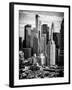 Architecture and Buildings in Downtown Manhattan-Philippe Hugonnard-Framed Premium Photographic Print