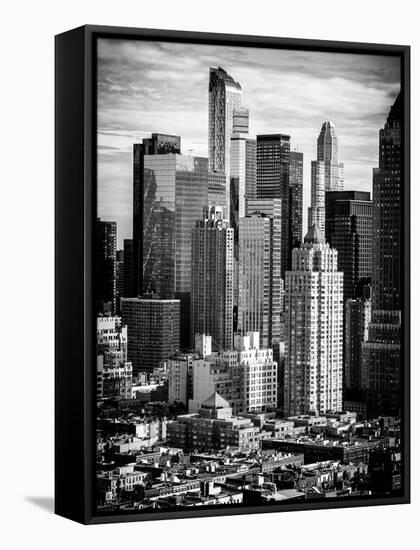 Architecture and Buildings in Downtown Manhattan-Philippe Hugonnard-Framed Stretched Canvas