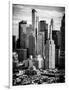 Architecture and Buildings in Downtown Manhattan-Philippe Hugonnard-Framed Photographic Print
