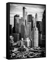 Architecture and Buildings in Downtown Manhattan-Philippe Hugonnard-Framed Stretched Canvas