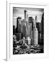 Architecture and Buildings in Downtown Manhattan-Philippe Hugonnard-Framed Photographic Print