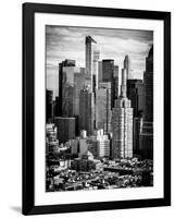 Architecture and Buildings in Downtown Manhattan-Philippe Hugonnard-Framed Photographic Print