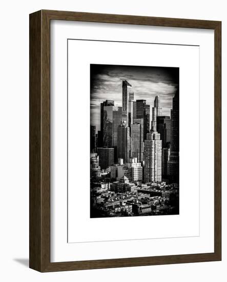 Architecture and Buildings in Downtown Manhattan-Philippe Hugonnard-Framed Art Print