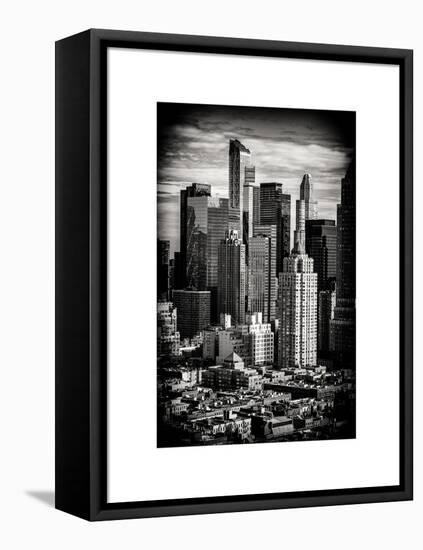 Architecture and Buildings in Downtown Manhattan-Philippe Hugonnard-Framed Stretched Canvas