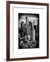 Architecture and Buildings in Downtown Manhattan-Philippe Hugonnard-Framed Art Print