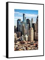 Architecture and Buildings in Downtown Manhattan-Philippe Hugonnard-Framed Stretched Canvas