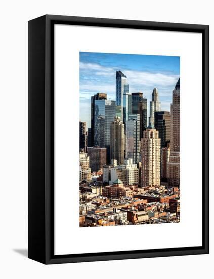 Architecture and Buildings in Downtown Manhattan-Philippe Hugonnard-Framed Stretched Canvas