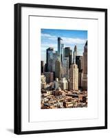 Architecture and Buildings in Downtown Manhattan-Philippe Hugonnard-Framed Art Print