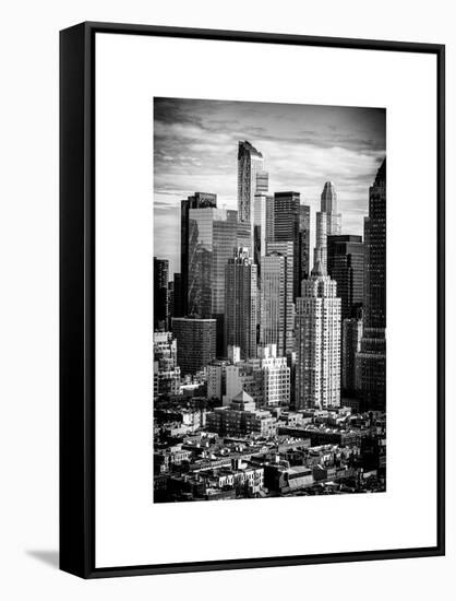 Architecture and Buildings in Downtown Manhattan-Philippe Hugonnard-Framed Stretched Canvas