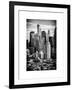 Architecture and Buildings in Downtown Manhattan-Philippe Hugonnard-Framed Art Print