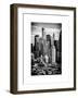 Architecture and Buildings in Downtown Manhattan-Philippe Hugonnard-Framed Art Print