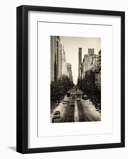 Architecture and Buildings NYC-Philippe Hugonnard-Framed Art Print