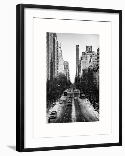 Architecture and Buildings NYC-Philippe Hugonnard-Framed Art Print