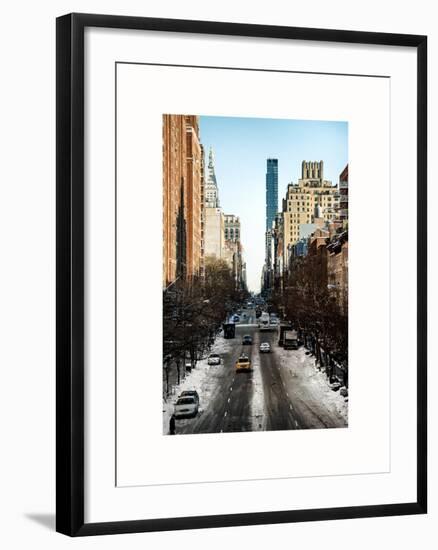 Architecture and Buildings NYC-Philippe Hugonnard-Framed Art Print