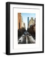 Architecture and Buildings NYC-Philippe Hugonnard-Framed Art Print